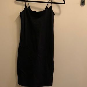 Abercrombie black mini dress size medium